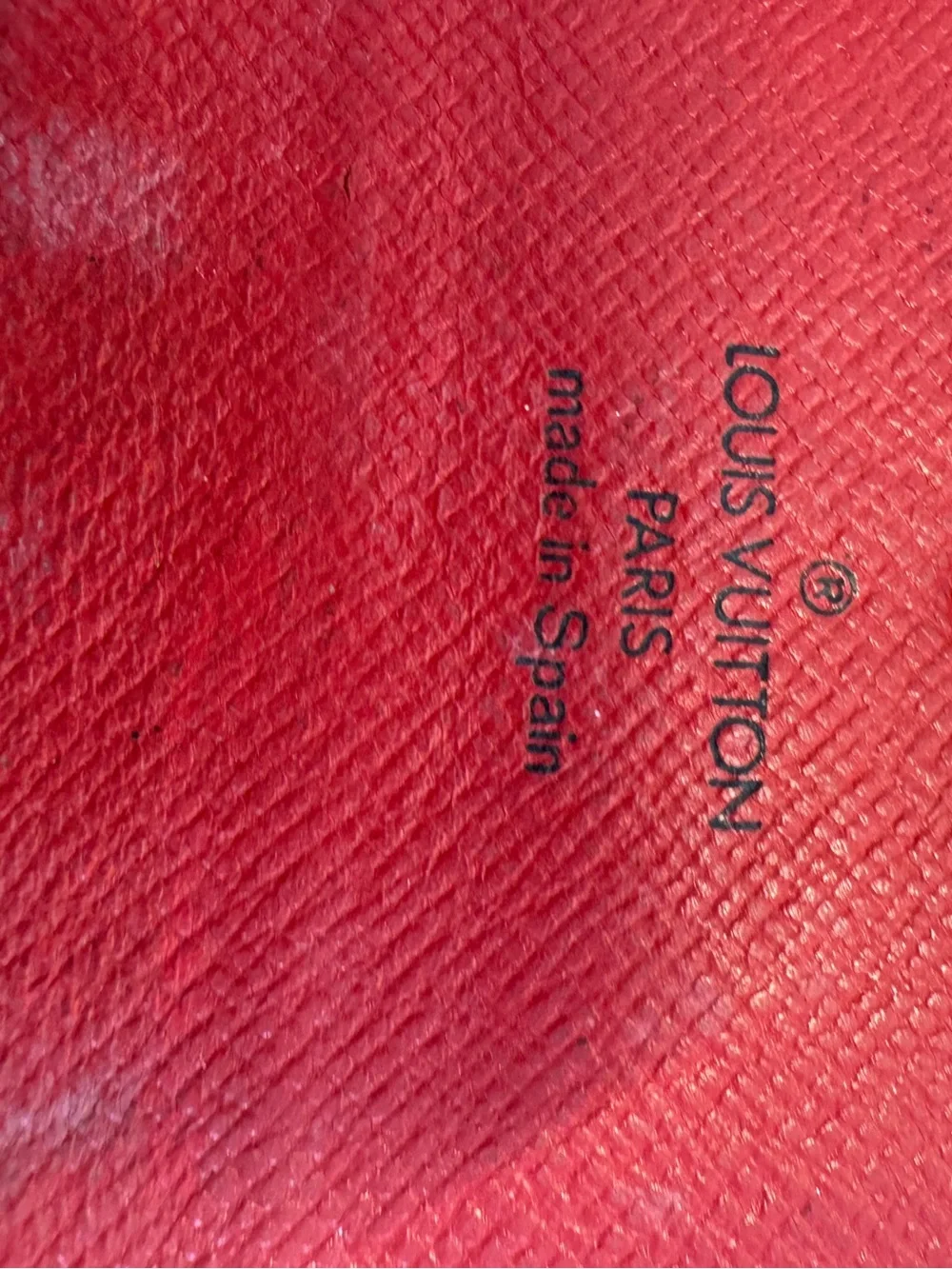 Louis Vuitton Red Epi Leather Key Holder